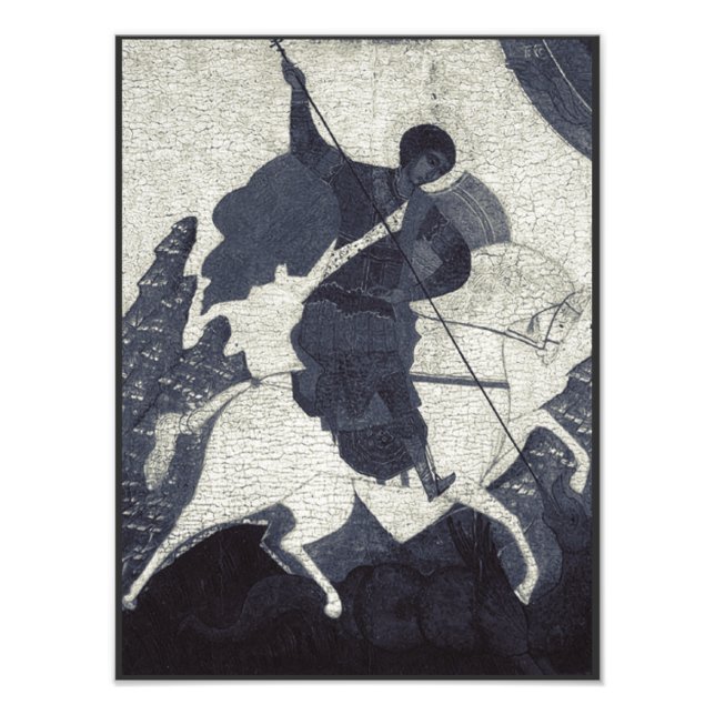 Saint George Killing der Drache Fotodruck (Vorne)