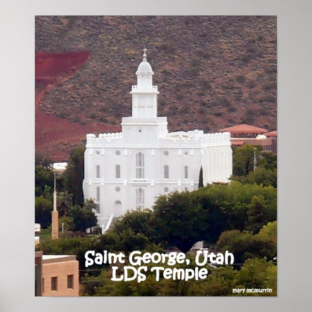 Saint George LDS Temple Poster (Vorne)