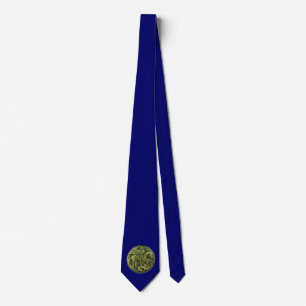 SAINT GEORGE MEDAILLON Blau Krawatte