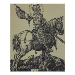 Saint George Slay der Drache Poster