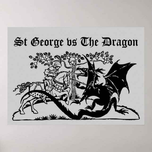 Saint George & The Dragon Poster (Vorne)