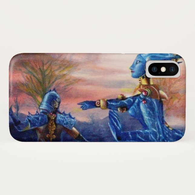 SAINT GEORGE UND ALIEN DRAGON Case-Mate iPhone HÜLLE (Rückseite (Horizontal))