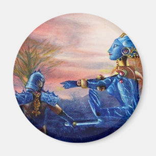 SAINT GEORGE UND ALIEN DRAGON MAGNET