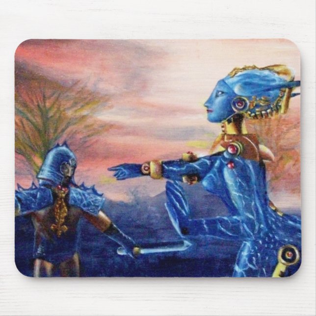 SAINT GEORGE UND ALIEN DRAGON MOUSEPAD (Vorne)
