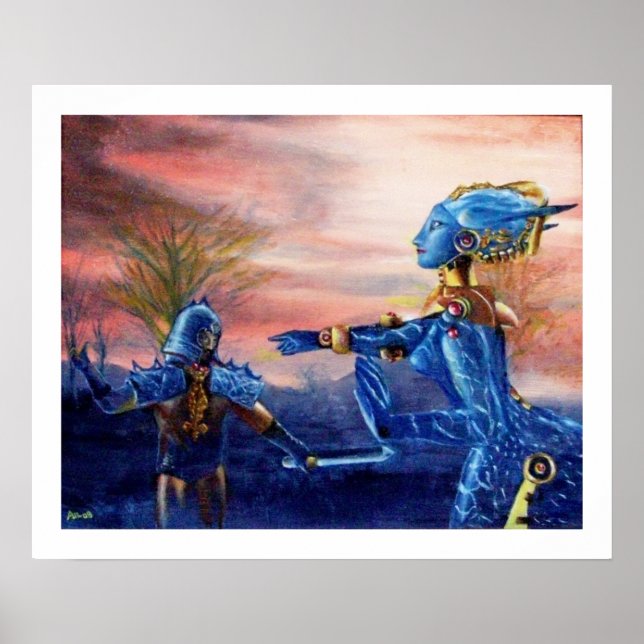SAINT GEORGE UND ALIEN DRAGON POSTER (Vorne)