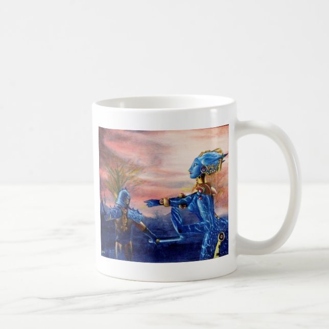 SAINT GEORGE UND ALIEN DRAGON TASSE (Rechts)