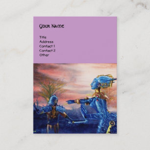 SAINT GEORGE UND ALIEN DRAGON VISITENKARTE