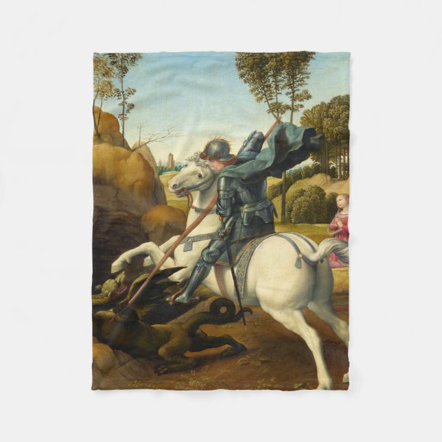 Saint George und der Drache, 1506 von Raphael Fleecedecke (Vorderseite)