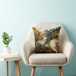 Saint George und der Drache, 1506 von Raphael Kissen