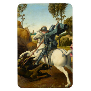 Saint George und der Drache, 1506 von Raphael Magnet