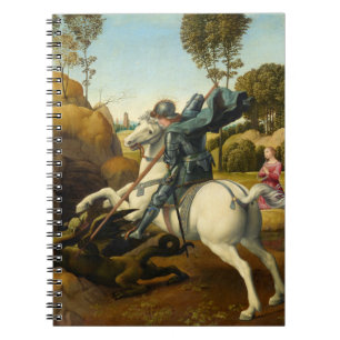 Saint George und der Drache, 1506 von Raphael Notizblock
