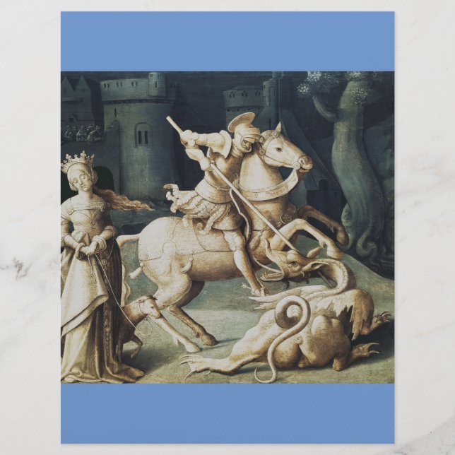Saint George und der Drache Flyer (Vorne)