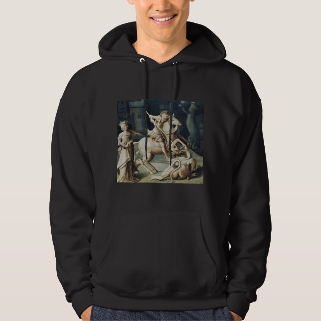 Saint George und der Drache Hoodie (Vorderseite)