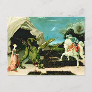 Saint George und der Drache Postkarte