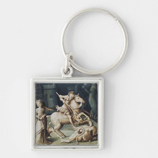 Saint George und der Drache Schlüsselanhänger (Vorne)