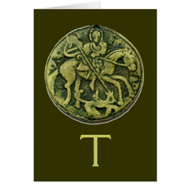 SAINT GEORGE UND DRACHEN-MEDAILLON (Vorne)
