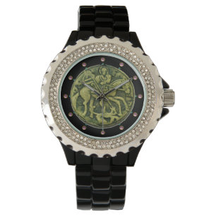 SAINT GEORGE UND DRAGON MEDALLION ARMBANDUHR