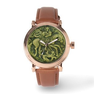 SAINT GEORGE UND DRAGON MEDALLION ARMBANDUHR
