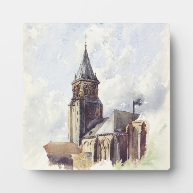 Saint Germain des Prés Paris Fotoplatte (Vorderseite)