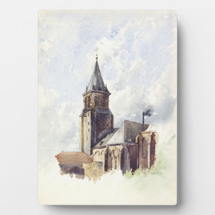 Saint Germain des Prés Paris Fotoplatte