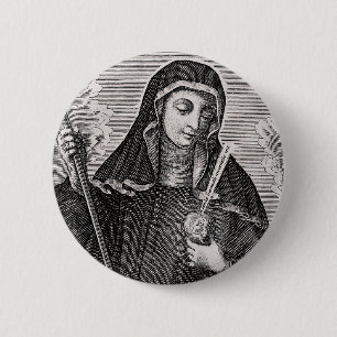 Saint Gertrude, der Mystiker der großen deutschen  Button