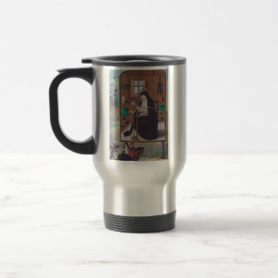 Saint Gertrude Helfta von Simon Bening Reisebecher
