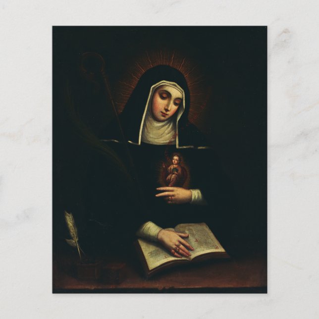 Saint Gertrude the Great German Benedicine (Vorderseite)