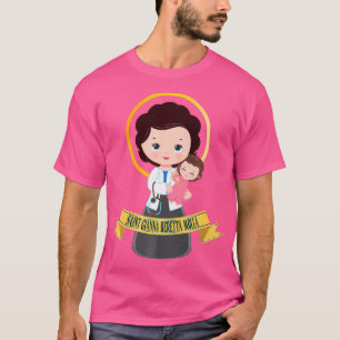 Saint Gianna Beretta Molla Patron Katholische Ärzt T-Shirt