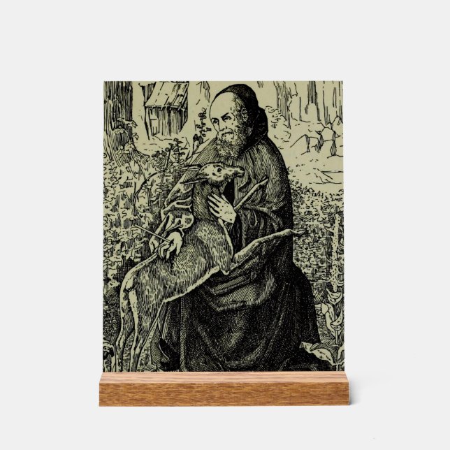 Saint Giles Acrylschild (Vorderseite)