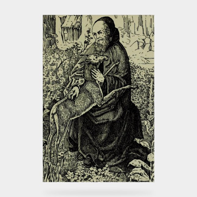 Saint Giles Acrylschild (Vorderseite)