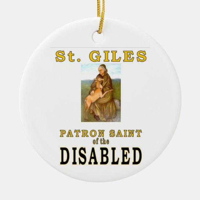 SAINT GILES KERAMIK ORNAMENT (Vorne)