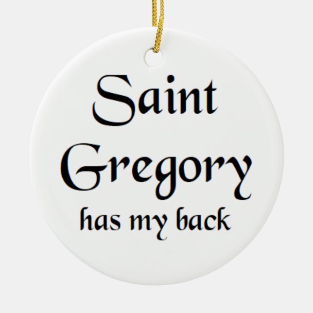 saint gregory coffee mug keramik ornament (Vorne)