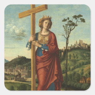 Saint Helena - Cima da Conegliano Quadratischer Aufkleber