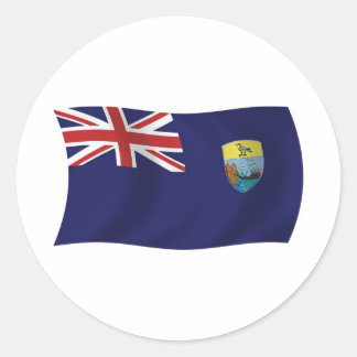 Saint-Helena-Flaggenaufkleber Runder Aufkleber