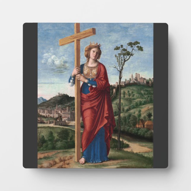 Saint Helena von Cima da Conegliano Fotoplatte (Vorderseite)