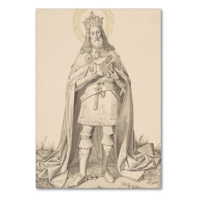 Saint Henry II the Holy Roman Emperor Tischnummer (Vorderseite)