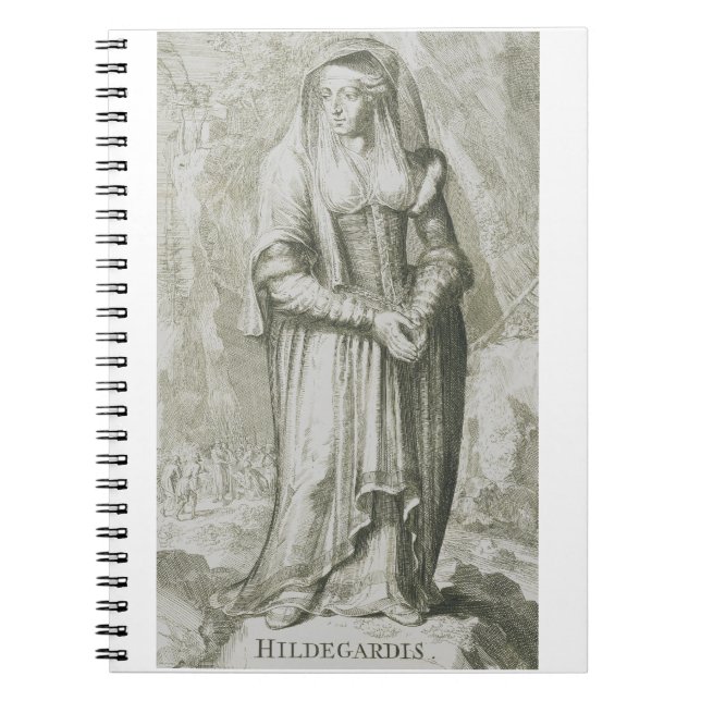 Saint Hildegard von Bingen Notizblock (Vorderseite)