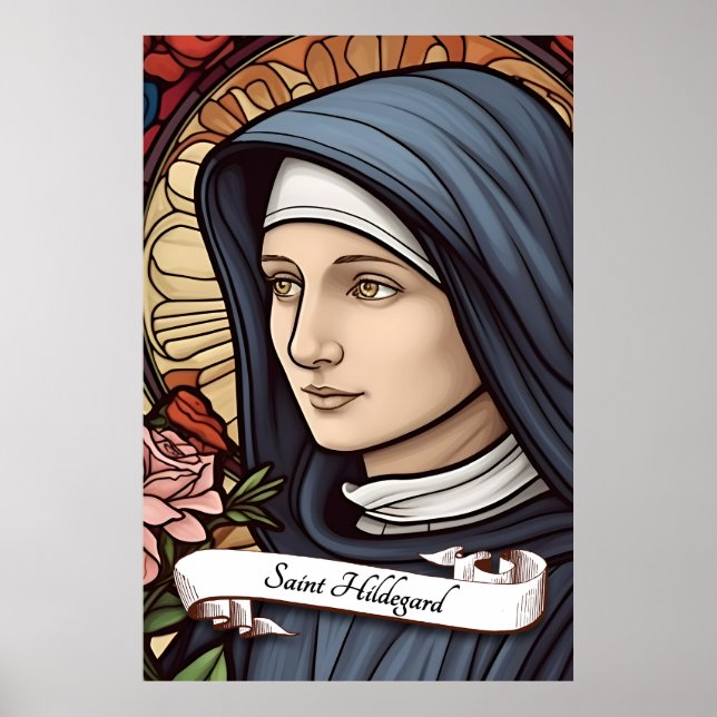 Saint Hildegard von Bingen Poster (Vorne)