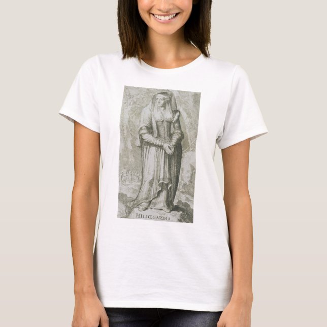 Saint Hildegard von Bingen T-Shirt (Vorderseite)