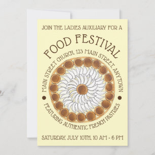 Saint Honoré Cake Patisserie Patisserie Konditorei Einladung