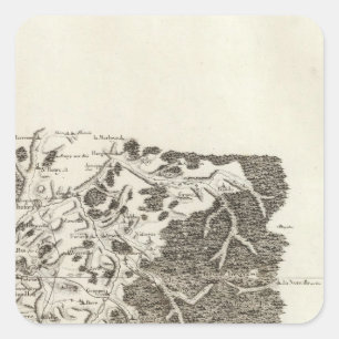 Saint Hubert Quadratischer Aufkleber