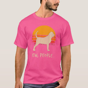 Saint Hubert's Dog Bloodhound Retro 26 T-Shirt