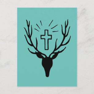 Saint Hubert's Stag Postkarte