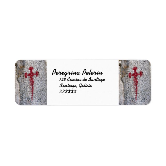 Saint James Cross Address Labels (Vorne)