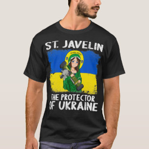 Saint-Javelin Anime Beschützer der ukrainischen Fl T-Shirt