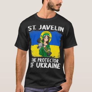 Saint-Javelin Anime Beschützer der ukrainischen Fl T-Shirt