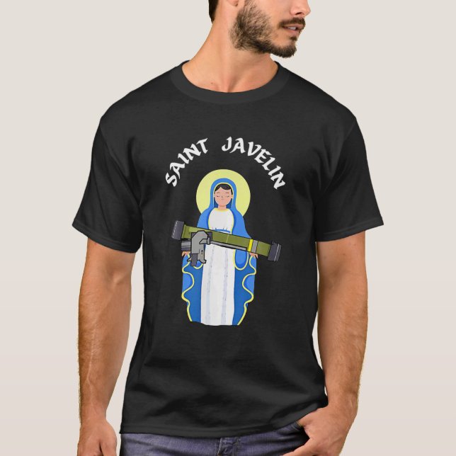 Saint Javelin I Stand With Ukraine Ukraine Count T-Shirt (Vorderseite)