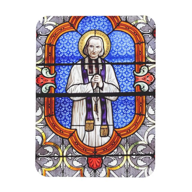 Saint Jean Baptiste Marie Vianney Magnet (Vertikal)