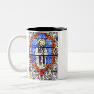 Saint Jean Baptiste Marie Vianney Zweifarbige Tasse