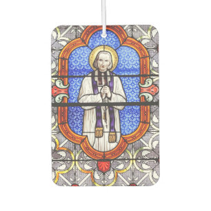Saint Jean Vianney Premium Soul Guide Kunstposter Autolufterfrischer